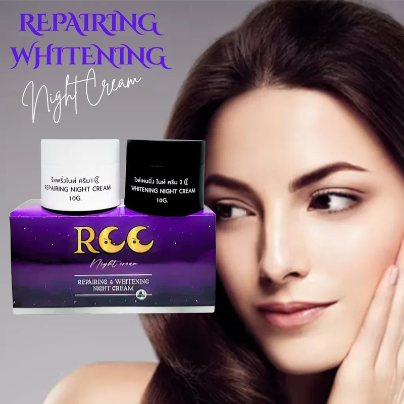 RCC Night Repair & Whitening Cream Set – Brightens, Repairs & Smoothens Skin gallery