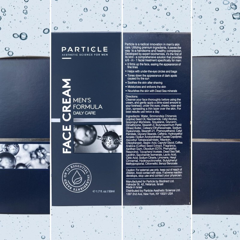 3X Particle Face Cream Men 6 in 1 Anti-Aging Cream Fights Eye Bags Dark Spots gallery