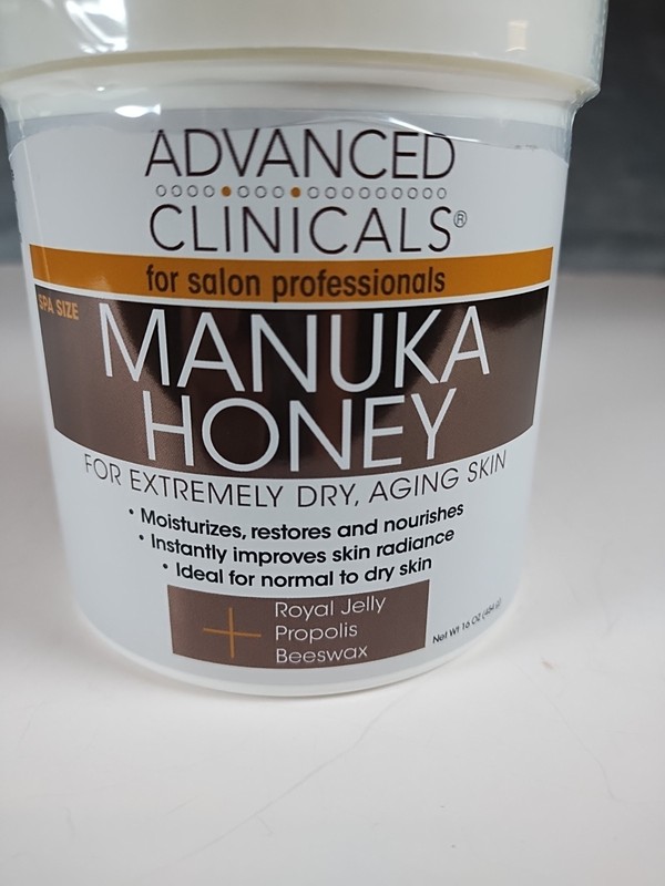Advanced Clinicals Spa Size Manuka Honey For Extremely Dry Aging Skin 16 oz USA gallery