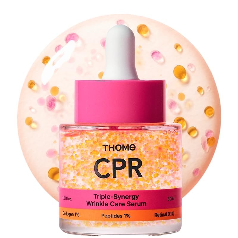 THOME CPR Serum – Collagen 1% + Peptide 1% + Retinal 0.1% Triple Synergy Mech…