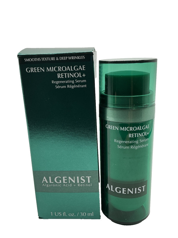 Algenist Green Microalgae Retinol + Regenerating Serum 1 fl oz/30ml New in Box!