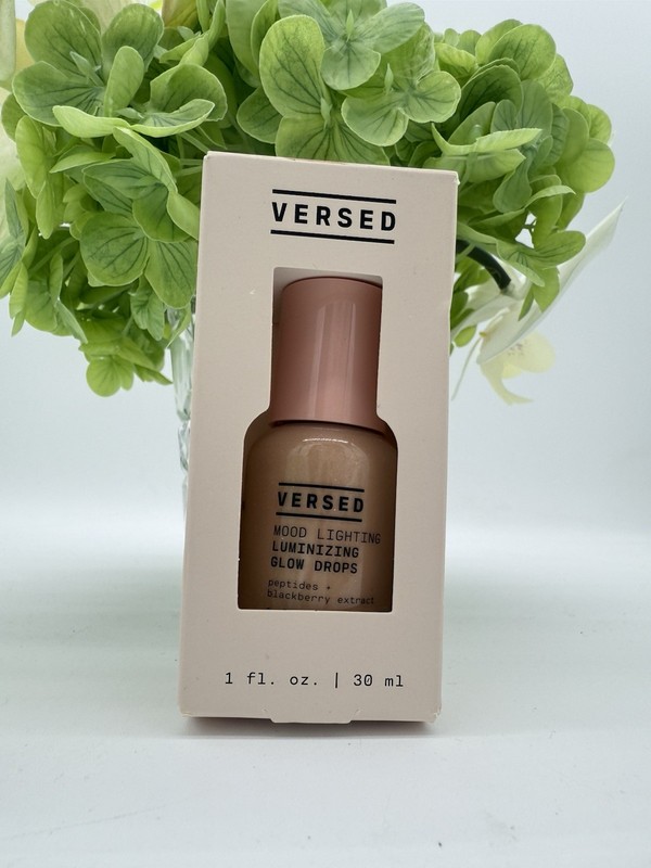 Versed Mood Lighting Luminizing Glow Drops – Sheer Golden – 1 fl oz / 30ml