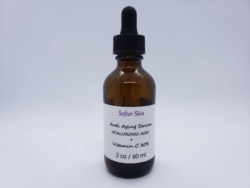 Pure Vitamin C 30% Hyaluronic Acid Serum For Face BEST Anti Aging In 7 Sizes