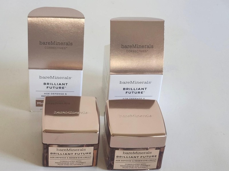 2 bareMinerals Brilliant Future Age Defense & Renew Eye Cream 0.5 Oz Anti-Aging gallery