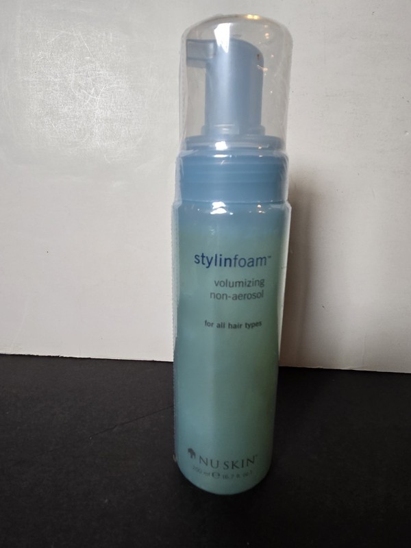 Nu Skin Stylinfoam Volumizing Non -Aerosol For All Hair Types 8.4 Oz. New