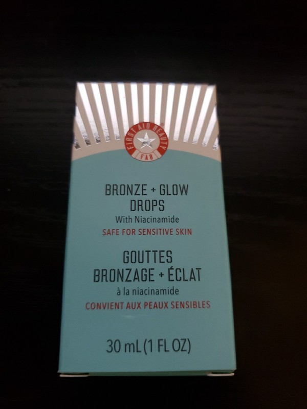 First Aid Beauty Bronze + Glow Drops With Niacinamide Full Size 1 fl oz