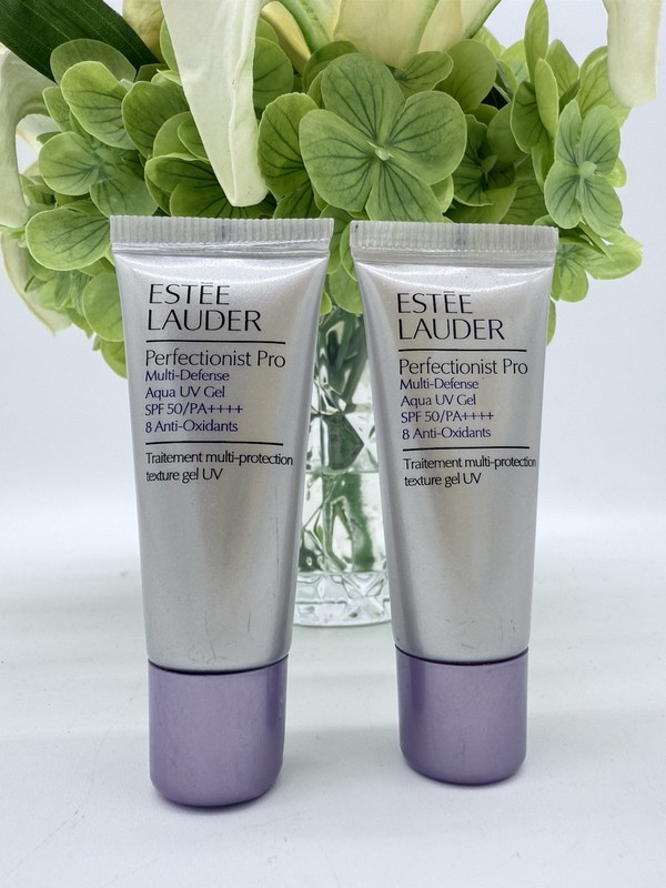 2 Estee Lauder Perfectionist Pro Multi-Defense Aqua UV Gel SPF 50 – .5oz Each