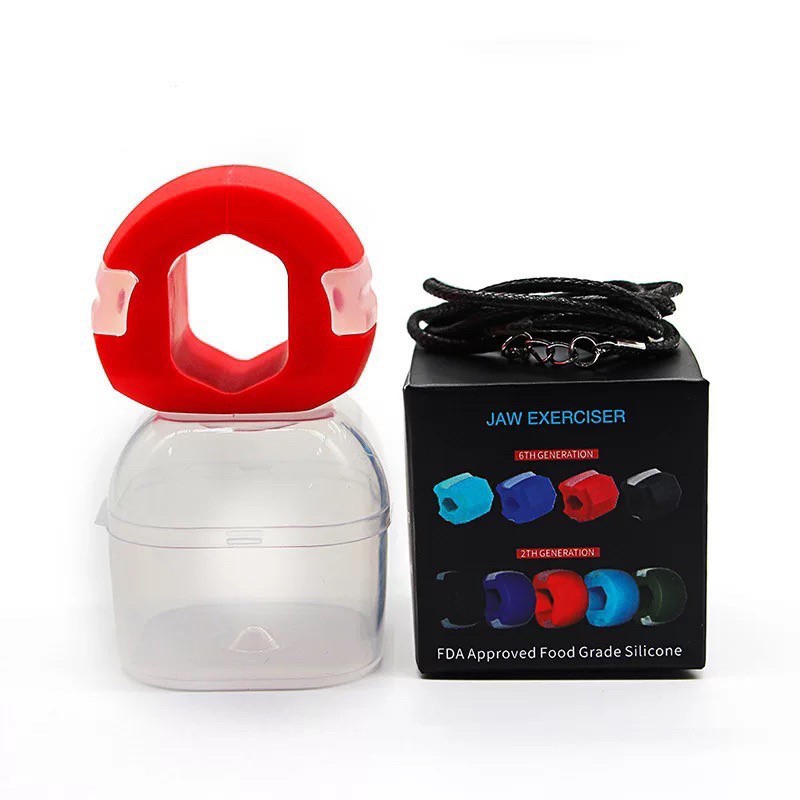 1PCS Jawline Exerciser Mouth Exercise Fitness Ball Neck Face Jaw Trainer Toning