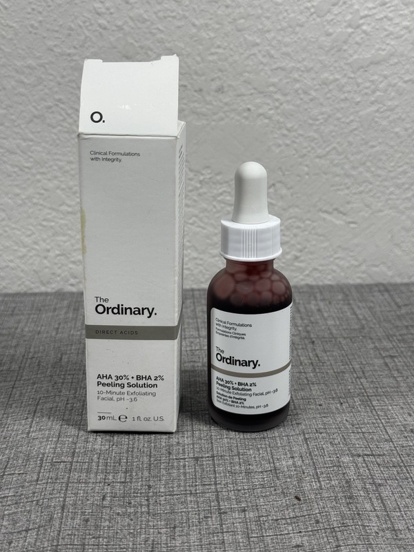 The Ordinary AHA 30% + BHA 2% Peeling Solution – 1 fl oz, NIB