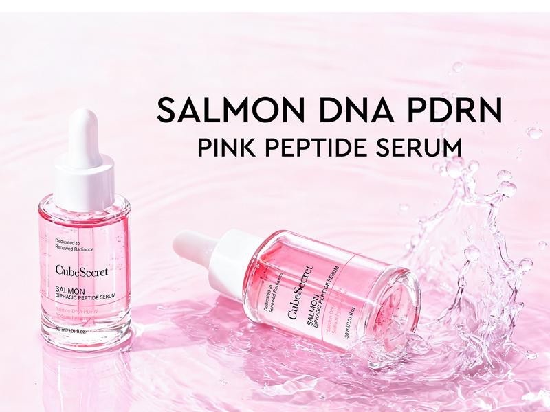 CubeSecret Salmon PDRN Serum 30ml - Anti-Aging Hyaluronic Acid Peptide K-Beauty gallery