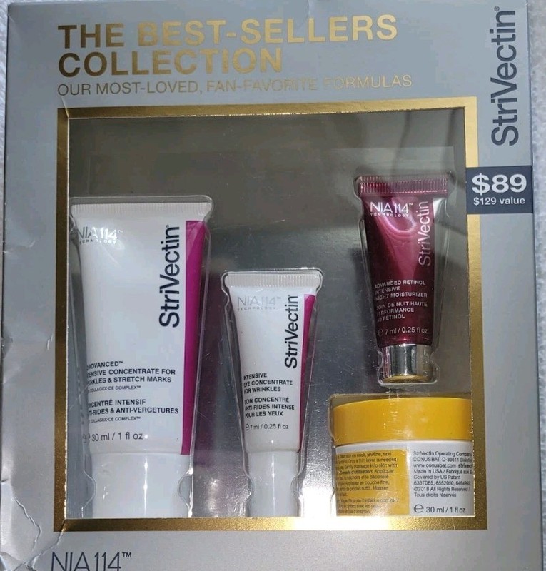 STRIVECTIN 4-PC. THE BEST-SELLERS SET – NIA 114 – Retail value $129 NIB