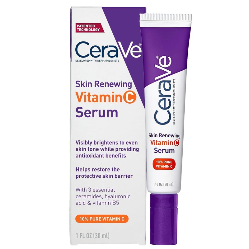 CeraVe Skin Renewing Vitamin C Serum with Hyaluronic Acid – 12 Pack