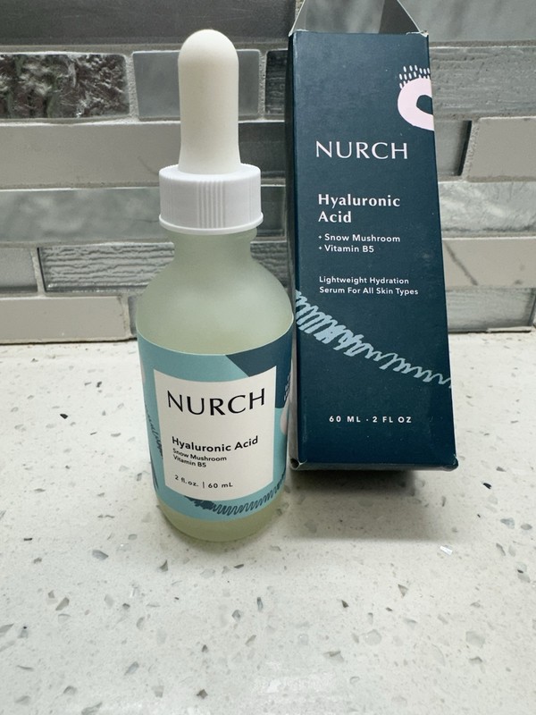 NURCH Hyaluronic Acid Serum w/ Snow Mushroom and Vitamin B5 - 2 fl oz ~ 60ml NEW gallery