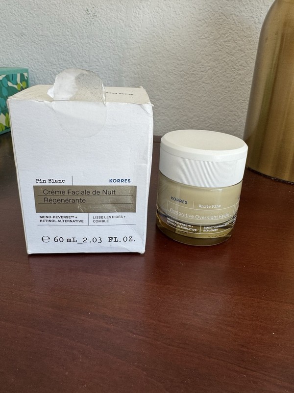 Korres White Pine Meno-Reverse Restorative Overnight Facial – 2.03 oz.