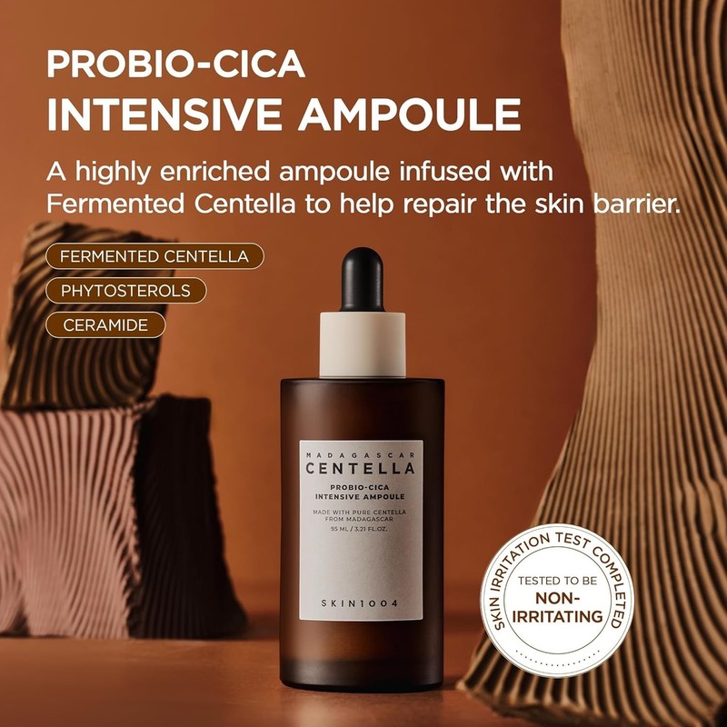 Probio Cica Intensive Ampoule, Centella Serum for Face with Ceramide, Facial ... gallery