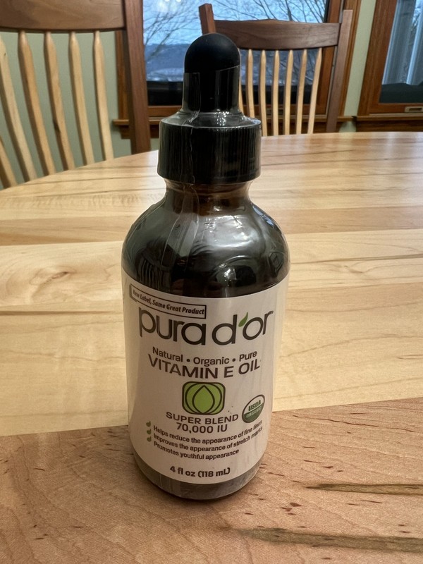 PURA D’OR Natural Organic Vitamin E Oil Super Blend 70,000 IU, 4fl oz FREE SHIP