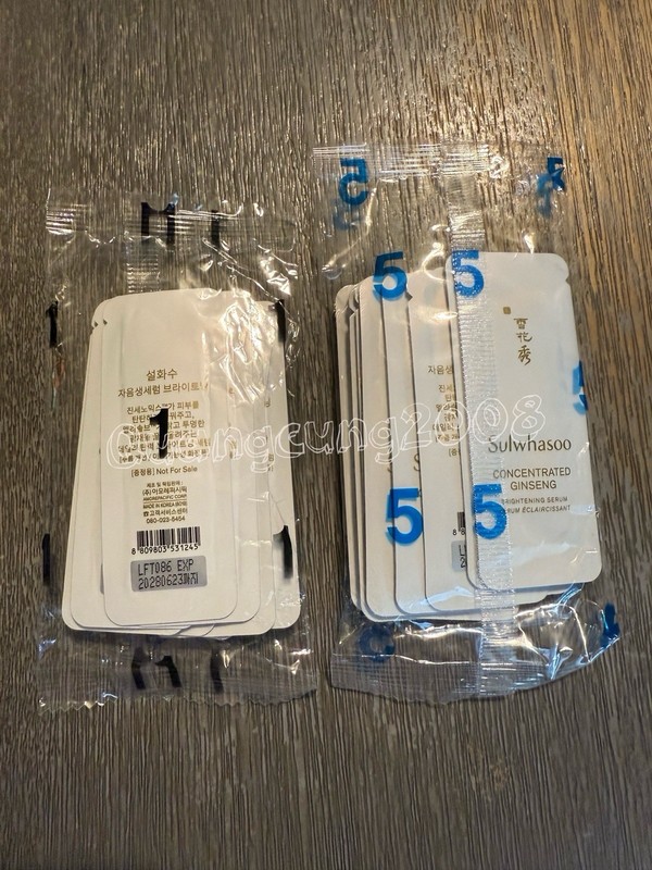Sulwhasoo Concentrated Ginseng Brightening Serum 1ml x 30 pcs gallery