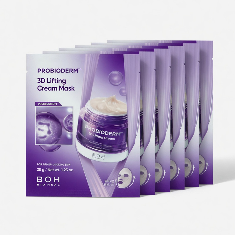 BIOHEAL BOH Probioderm 3D Lifting Cream Mask 35g x 6ea Elasticity K-Beauty