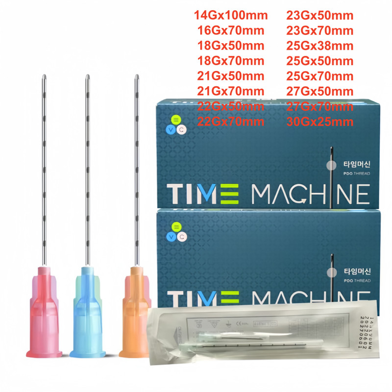 50pcs Newest Micro Cannula with Puncture,Blunt Tip for Filler Fast USA Shipping gallery