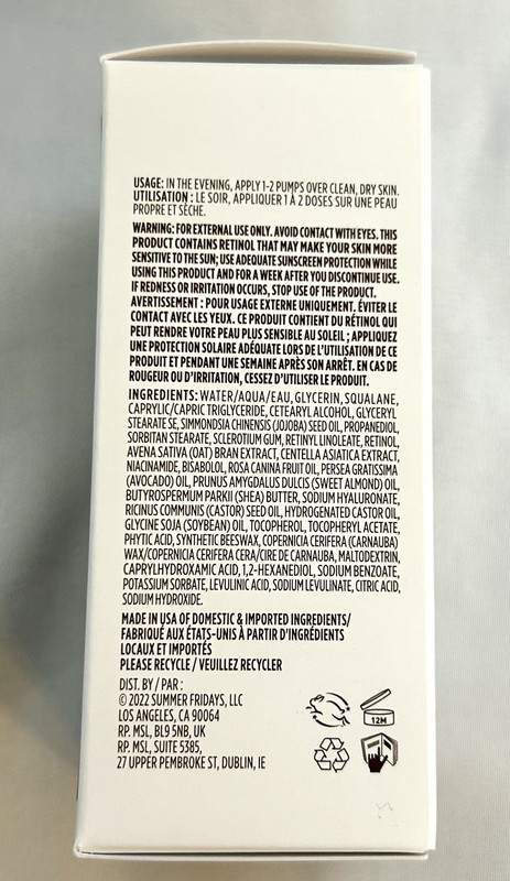 Summer Fridays - Midnight Ritual Retinol Renewal Serum 1 fl oz/30 ml Brand New gallery