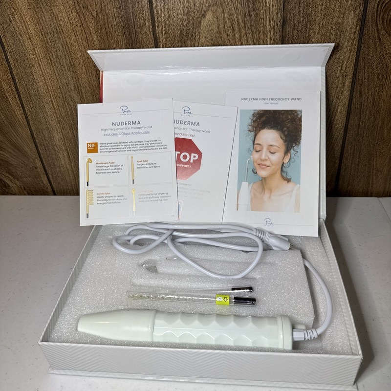 Pure NuDerma Therapy Wand Natural Skin Dermal Cell Energy Amplification System