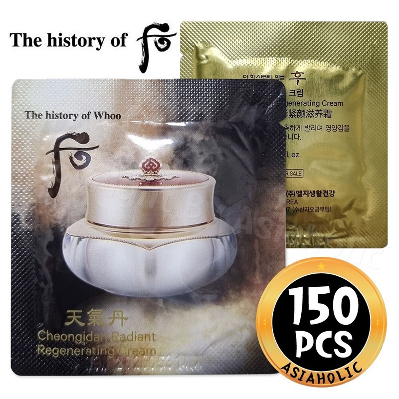 The history of Whoo Radiant Regenerating Cream 1ml x 150pcs (150ml) Hwa hyun