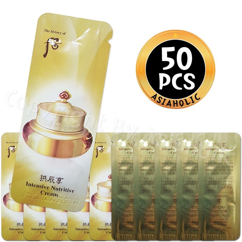 The history of Whoo Intensive Nutritive Cream 1ml x 50pcs (50ml) Sample Newest gallery