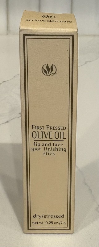 Serious Skincare First Pressed Olive Oil Lip & Face Spot Finishing Stick NIB HTF gallery