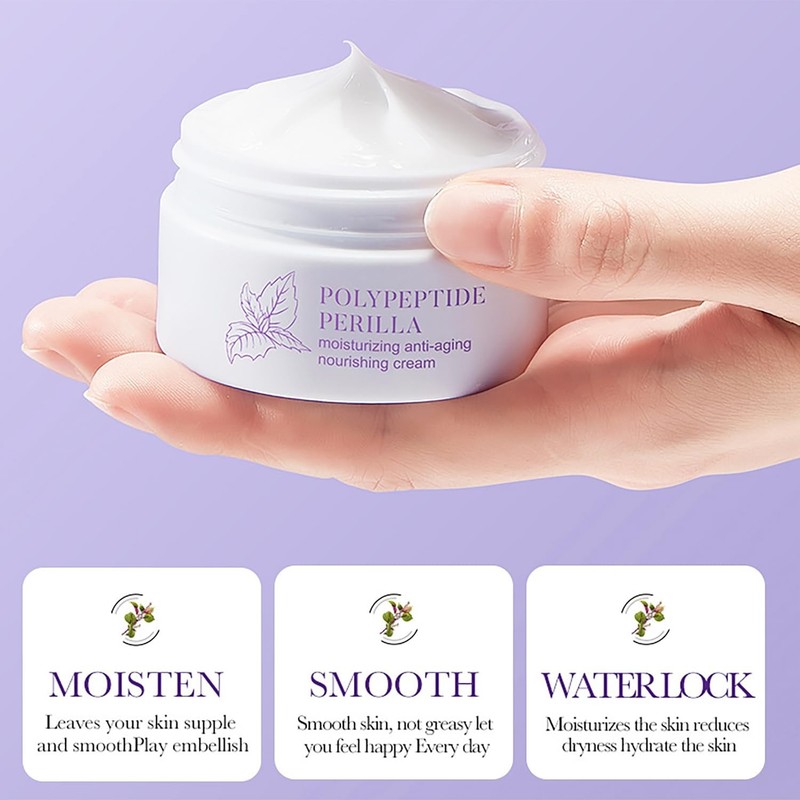 BIOAQUA Polypeptide Perilla Moisturizing Anti-Aging Cream Soft Texture 60g gallery