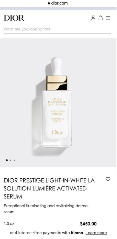 DIOR PRESTIGE Light-in-White LA Solution Lumiere Activated Serum 5ml With Pouch gallery