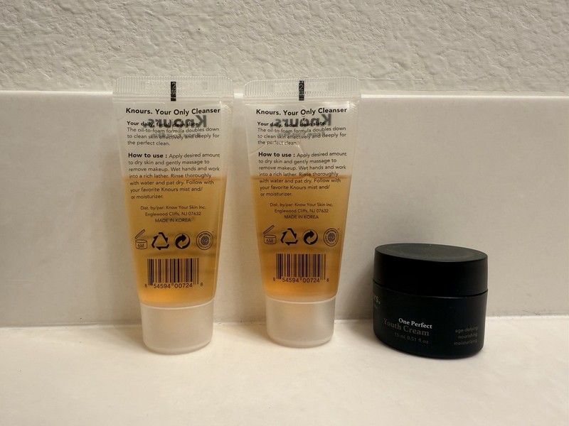 3pc Knours. One Perfect Youth Cream 15ml 2-in-1 Oil-to-Foam Cleanser 30ml gallery