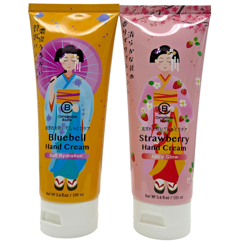 2x Complexion Boutik Strawberry and Bluebell Hand Cream Set 3.4oz each gallery