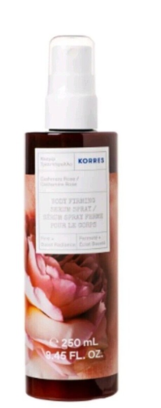 KORRES BODY FIRMING SERUM SPRAY – CASHMERE ROSE – Full Size 8.45oz New & Sealed