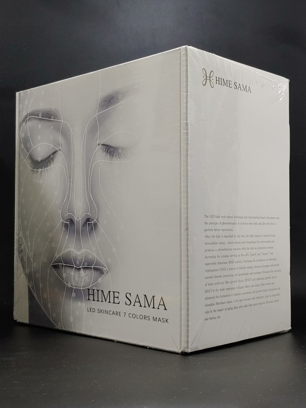 New HIME SAMA Skincare 7 Colors Led Neck Face Mask Therapy Women's Healthy Gift gallery