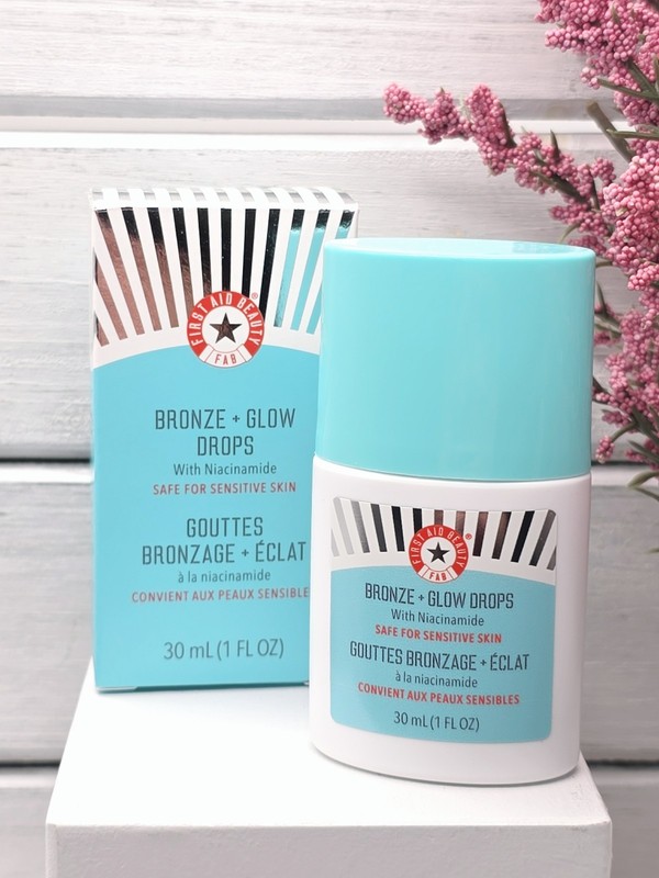 First Aid Beauty Bronze + Glow Drops W/Niacinamide 1 fl oz/30mL FULL SIZE