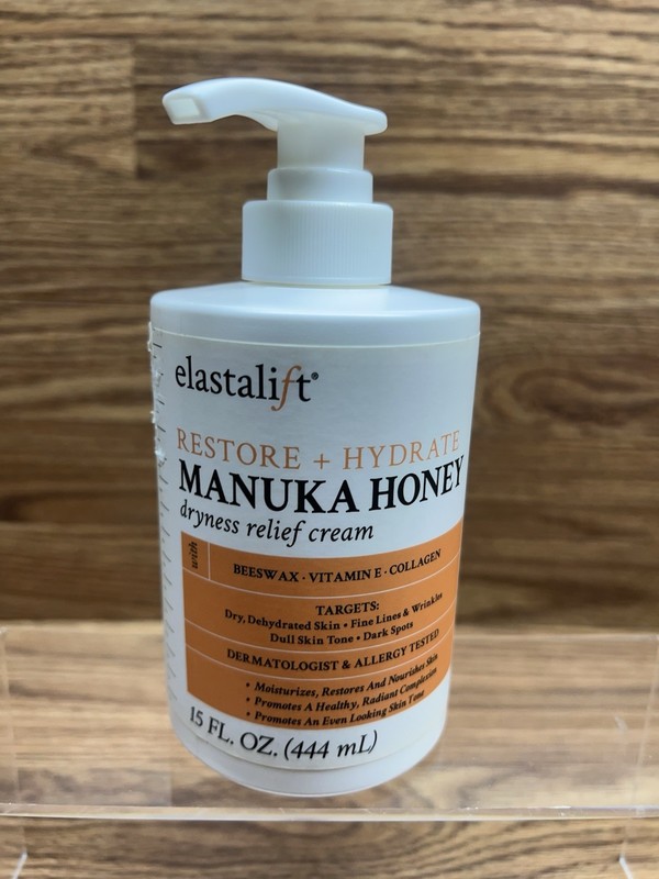 Elastalift Manuka Honey Cream Face Moisturizer & Body Butter Lotion For Dry S... gallery