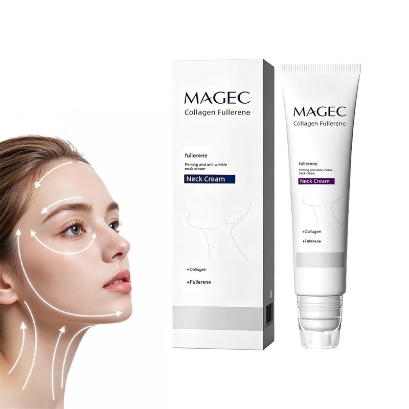 Magec Magic Collagen Fullerene Neck Cream – Anti-Aging Wrinkle Tightening