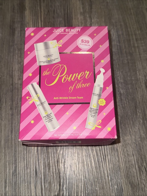 Juice Beauty Anti-Wrinkle Dream Team 3-Pc Gift Set ~ $115 Value ~