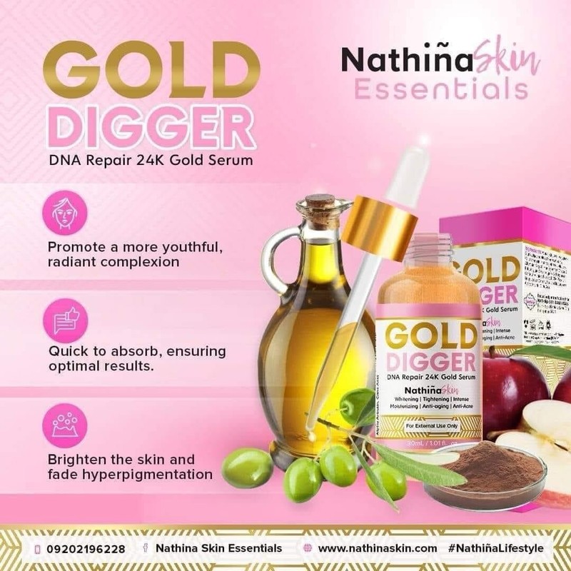Nathina Gold Digger Serum Big Size 30ML