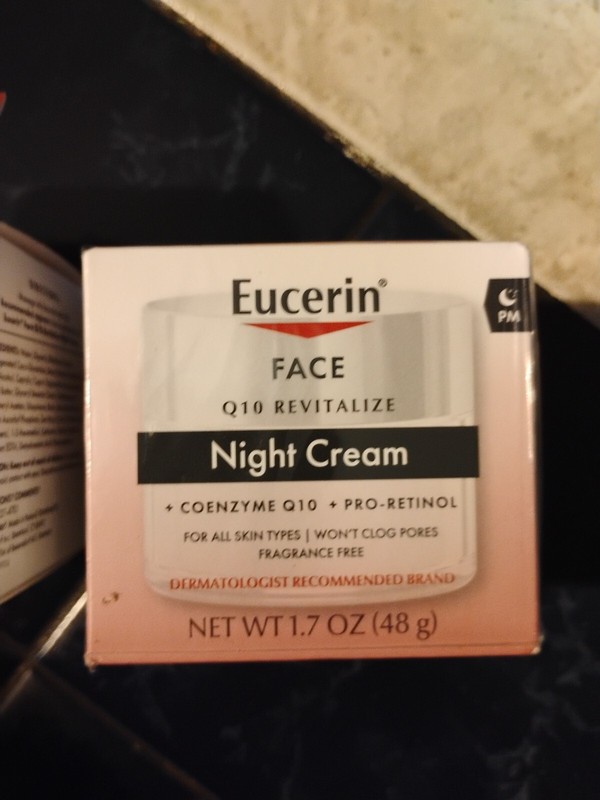 Eucerin Q10 Anti-Wrinkle Face Night Cream, Unscented 1.7 Ounce gallery