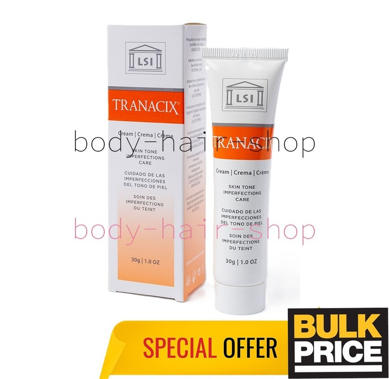 Tranacix Depigmenting Cream Brighten & Evens Out Skin Tone Blemish Skincare 30g