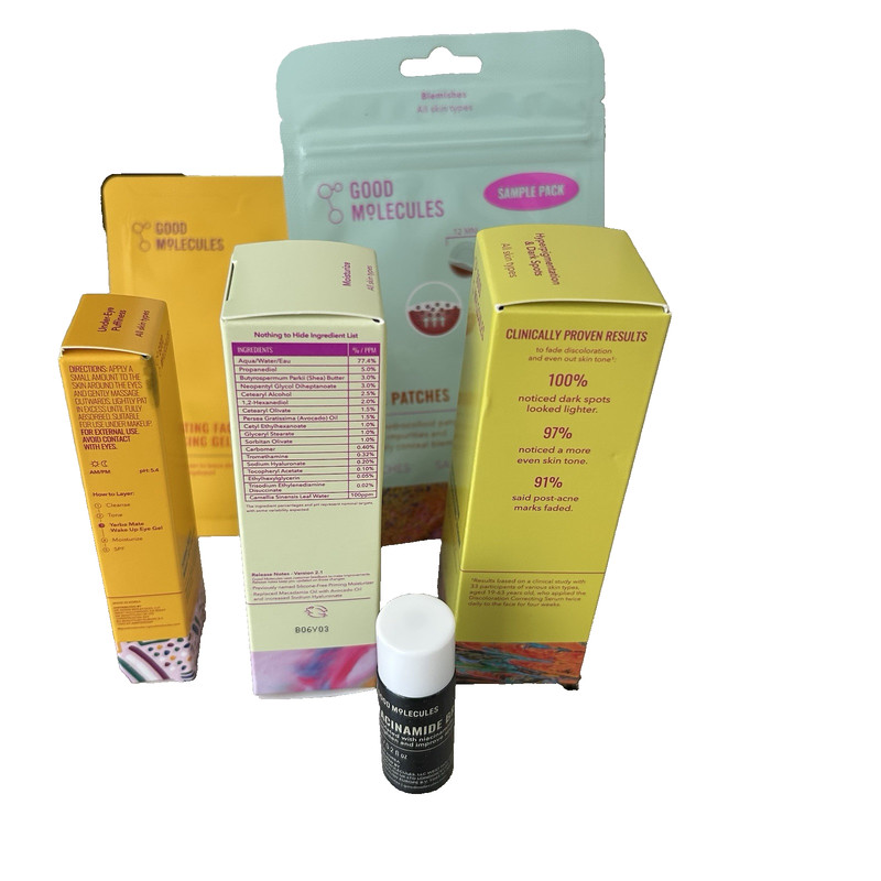 GOOD MOLECULES Toner, Serum, Moisturizer, Cleansing, Eye gel, Pimple Patches LOT gallery