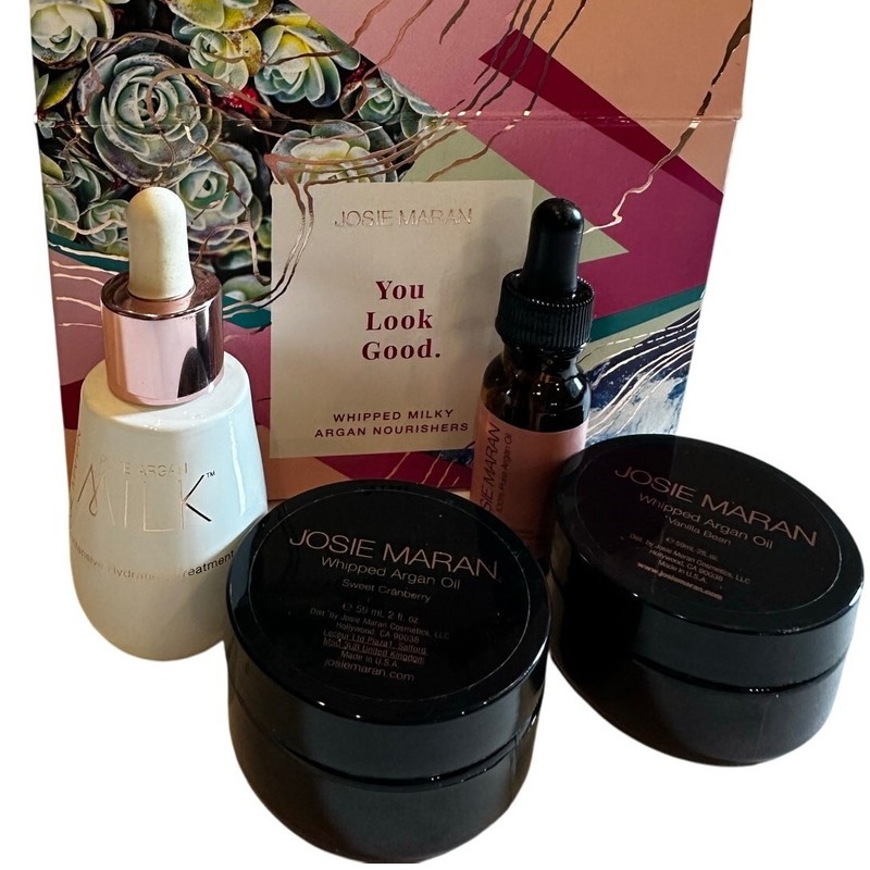 Josie Maran Milky Argan Skin Collection Intensive Hydrating, Argan Oil, Travel