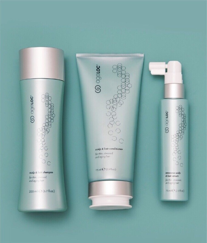 Nuskin Scalp and Hair Kit Shampoo, Conditioner and Serum Latest Arrival NEW