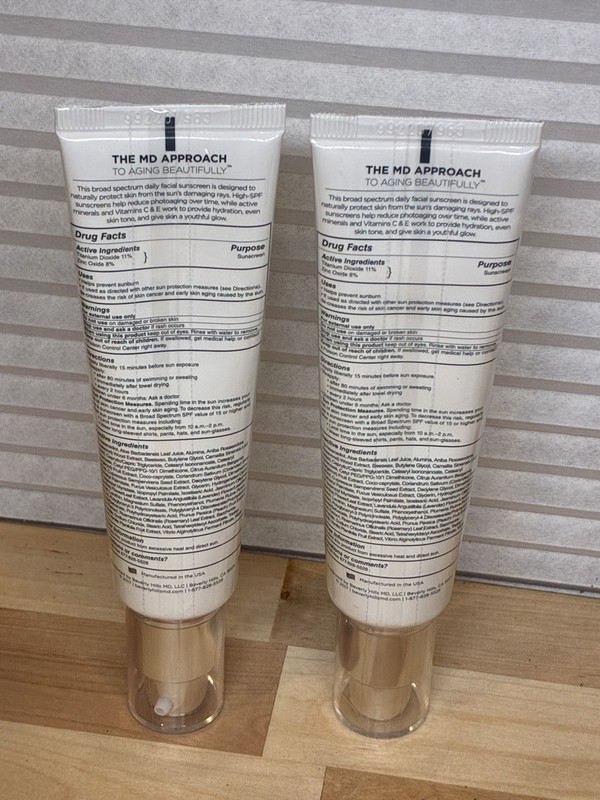 Lot Of (2) BEVERLY HILLS MD AGE DEFENSE FACIAL SUNSCREEN SPF 45 1.7oz gallery