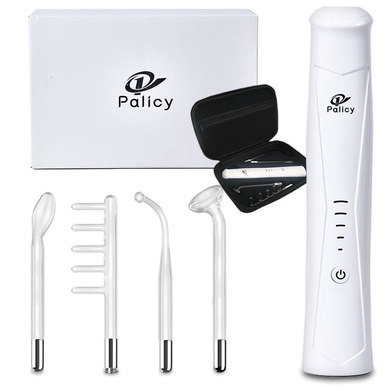 Skin Therapy Wand – Portable Skin Therapy Machine w/ 4 Fusion Neon + Argon Wands