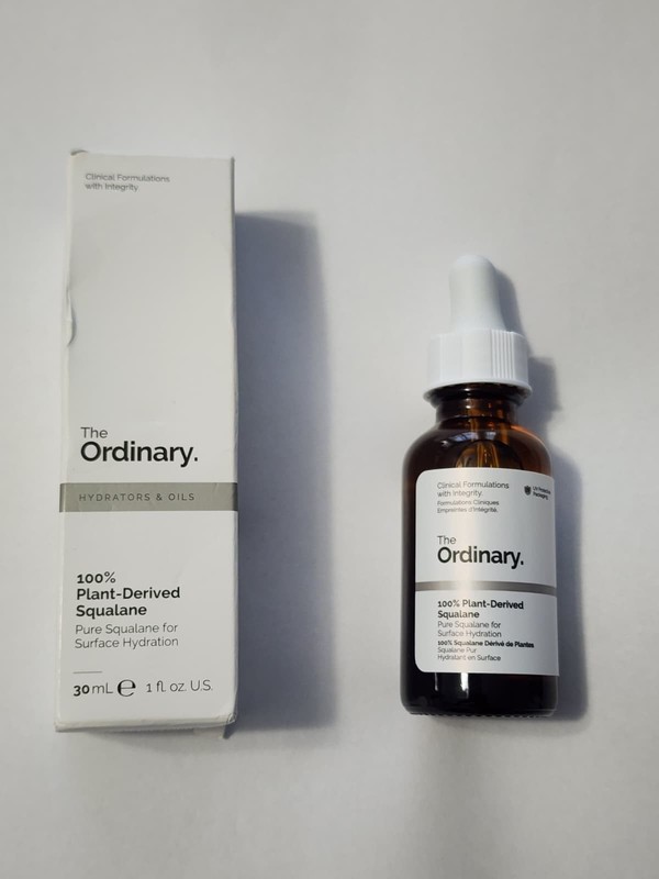 The Ordinary 100% Plant-Derived Squalane 30ml – Pure Hydration for Skin & Hair