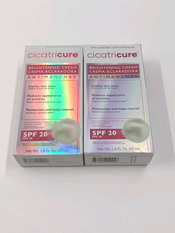 2x Lot Cicatricure Brightening Cream ANTIMANCHAS SPF20 FPS20 1.6 FL Oz
