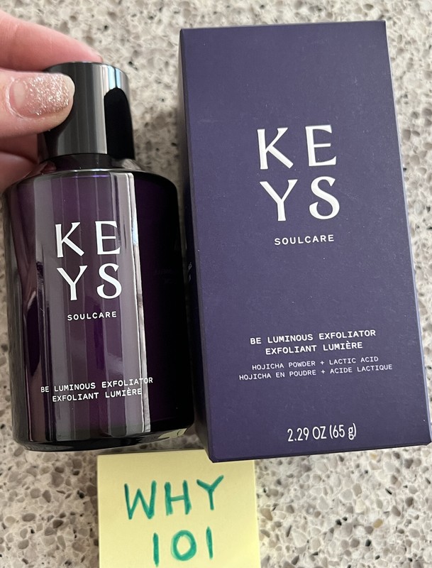 Keys Soulcare Be Luminous Exfoliator Powder Lactic Acid 2.29oz/65g Full SZ $22 gallery
