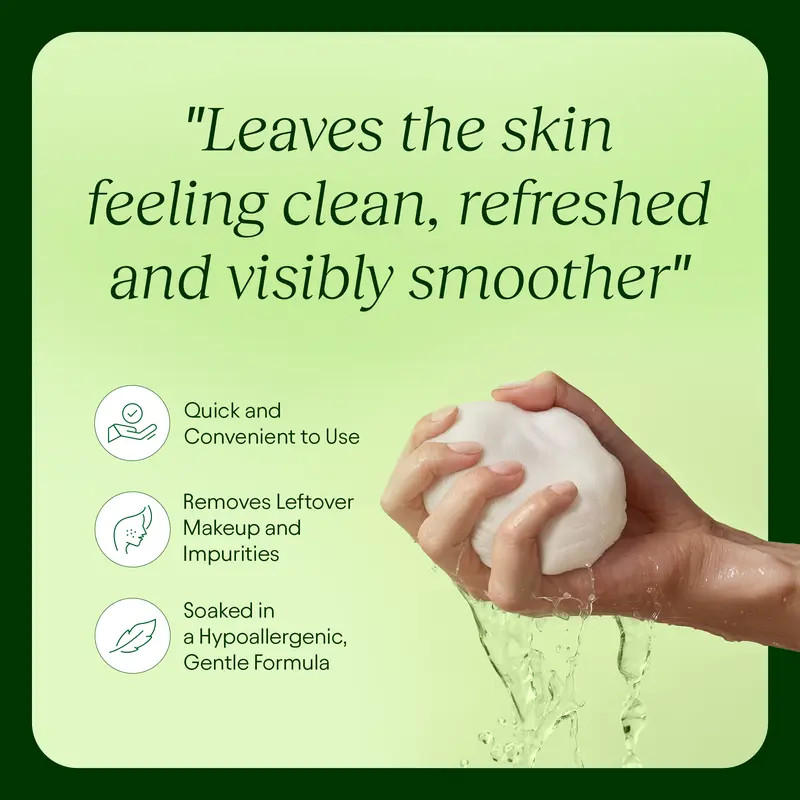 Jiyu Korean Skincare Anti-Aging, Dark Spot & Wrinkle Minimizing Toner Pads 100Pc gallery